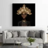 tableau femme africaine bijoux carre 3.webp