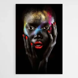 tableau femme africaine contemporain 1.webp