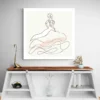 tableau femme robe carre 2.webp