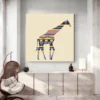 tableau girafe moderne carre 4.webp