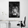 tableau lion contemporain portrait 2 3 4.webp