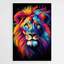 tableau lion couleur 1.webp