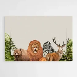tableau lion jungle 1.webp