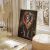 tableau lion moderne portrait 2 3 4.webp