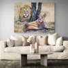tableau lion nature paysage 4 3 4.webp
