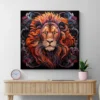 tableau lion pour chambre carre 2.webp