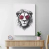 tableau lion pour salon portrait 2 3 3.webp