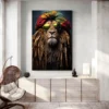 tableau lion rasta portrait 2 3 2.webp
