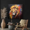 tableau lion street art 11 12h30 carre 4.webp