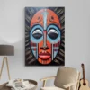 tableau masque africain portrait 2 3 4.webp