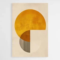 tableau minimaliste jaune et beige 1.webp