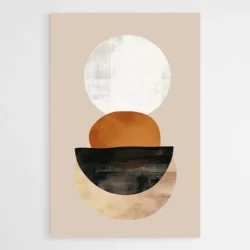 tableau minimaliste orange blanc et noir 1.webp
