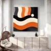 tableau moderne orange carre 3.webp