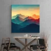tableau montagne abstrait carre 3.webp