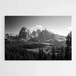 tableau montagne noir et blanc 1.webp