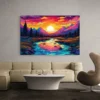 tableau nature pop art paysage 3 2 2.webp