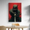 tableau ninja et katana portrait 2 3 4.webp