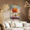 tableau peinture arbre orange portrait 2 3 4.webp