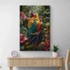 tableau perroquet couleur portrait 2 3 4.webp