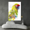 tableau perroquet moderne portrait 2 3 2.webp