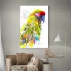 tableau perroquet moderne portrait 2 3 3.webp