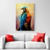 tableau perroquet tropical portrait 2 3 2.webp