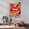 tableau pop art bouche portrait 3 4 4.webp