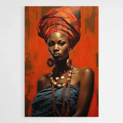 tableau portrait femme africaine 1.webp