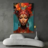 tableau reine africaine portrait 2 3 4.webp