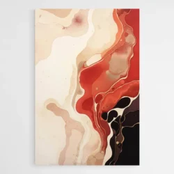 tableau rouge noir gris moderne 1.webp