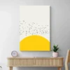 tableau scandinave jaune portrait 2 3 4.webp