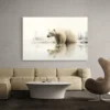 tableau scandinave ours paysage 3 2 3.webp