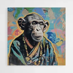 tableau singe couleur 1.webp