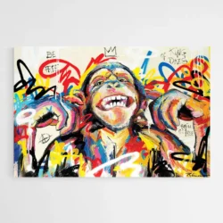 tableau singe grimace 1.webp