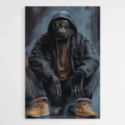 tableau singe hip hop 1.webp