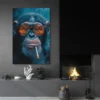 tableau singe lunettes et cigarette portrait 2 3 3.webp