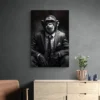 tableau singe mafieux portrait 2 3 2.webp