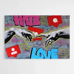 tableau street art michel ange 1.webp