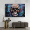 tableau street art tete de mort paysage 3 2 4.webp