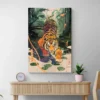 tableau tigre jungle chinoise portrait 2 3 3.webp