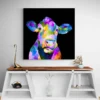 tableau vache pop art carre 3.webp