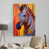 tableau zebre multicolore portrait 2 3 3.webp