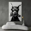 tableau dobermann kaws portrait 2 3 4.webp