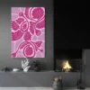 tableau moderne colore fleurs portrait 2 3 4.webp