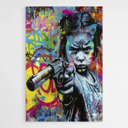 tableau street art petite fille 1.webp