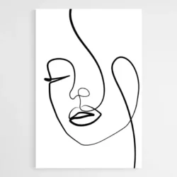 tableau visage femme minimaliste 1.webp