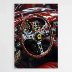 tableau voiture ferrari interieur 1.webp
