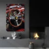 tableau voiture ferrari interieur portrait 2 3 4.webp