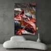 tableau voiture ferrari street art portrait 2 3 3.webp