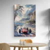 tableau voiture grand prix de monaco portrait 2 3 4.webp